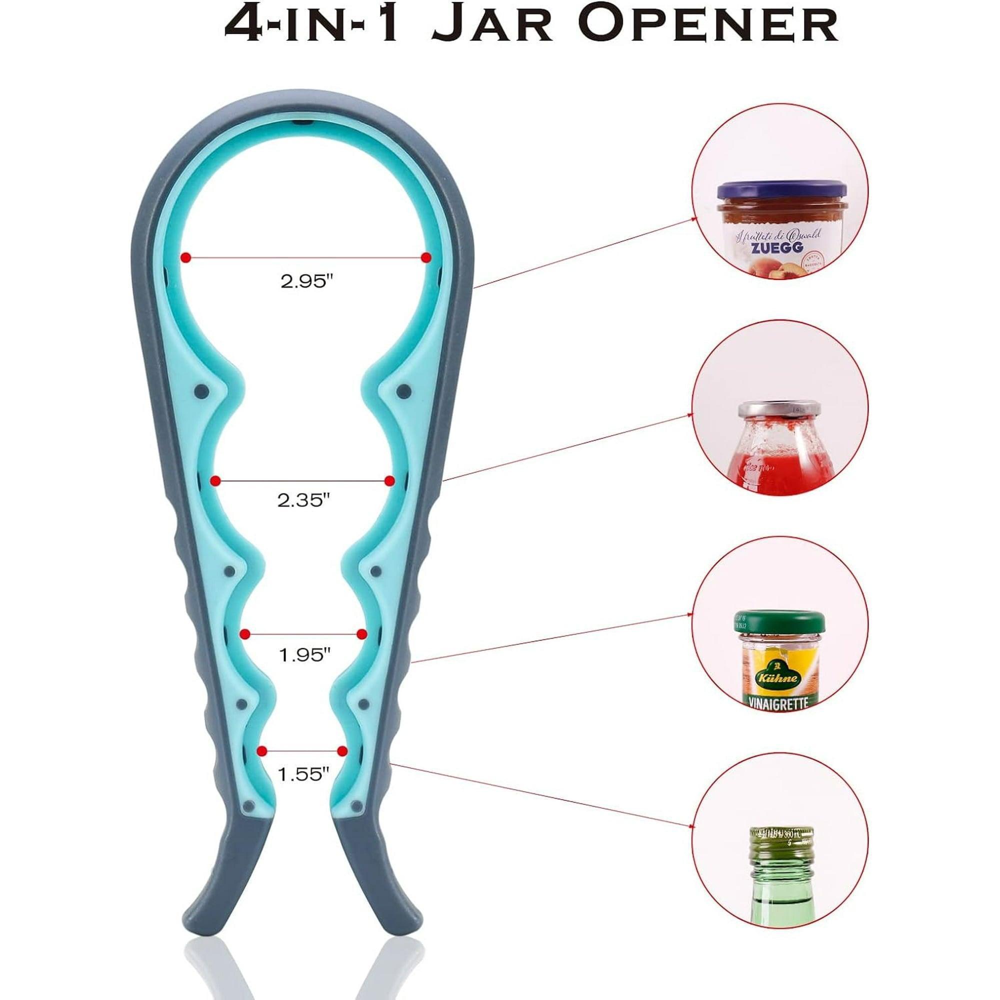 HUART Bottle Opener, Multifunctional Blue and Grey Jar Opener for Seniors - ClubOn
