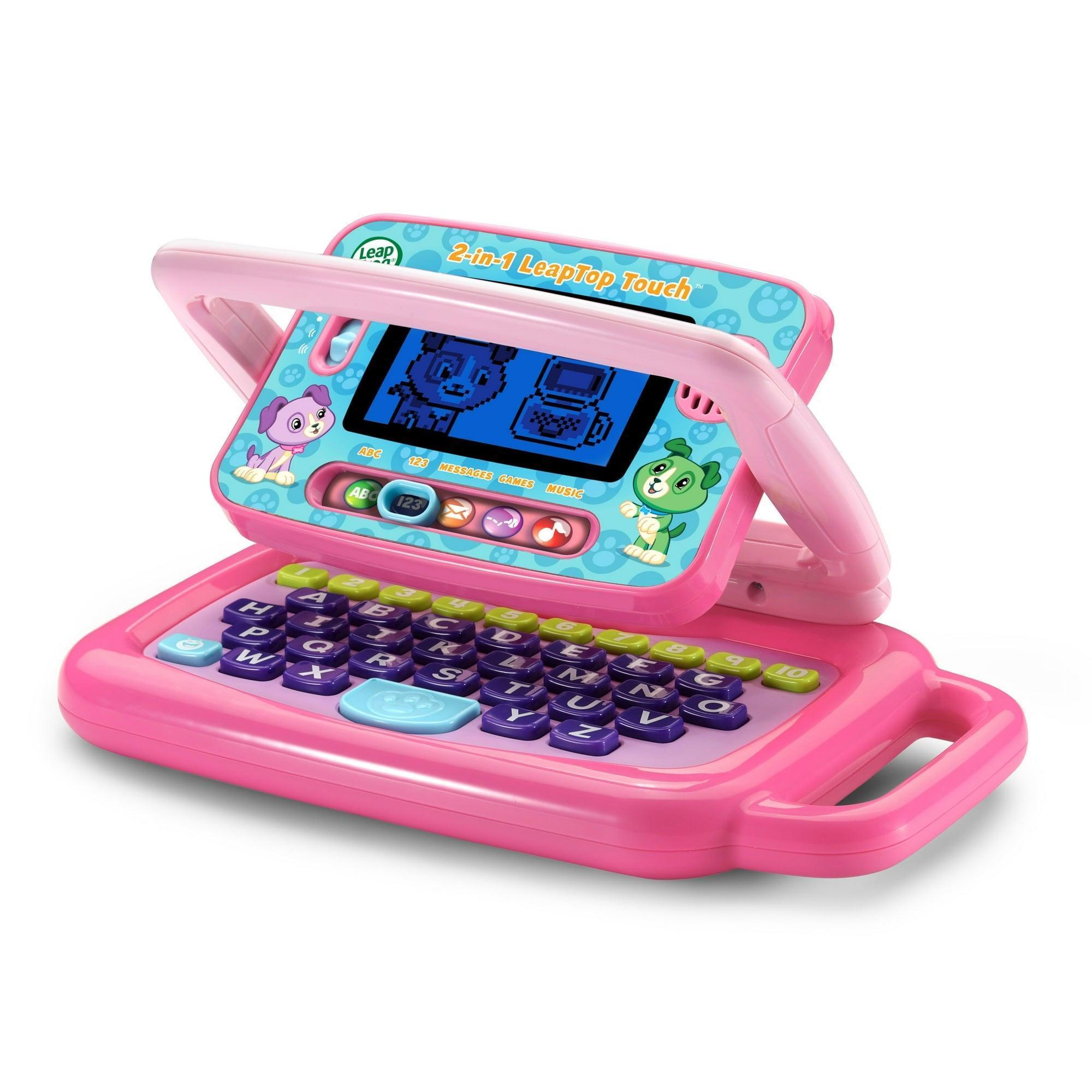 LeapFrog 2-in-1 LeapTop Touch - Pink, Electronic Learning System for Babies & Toddlers - ClubOn