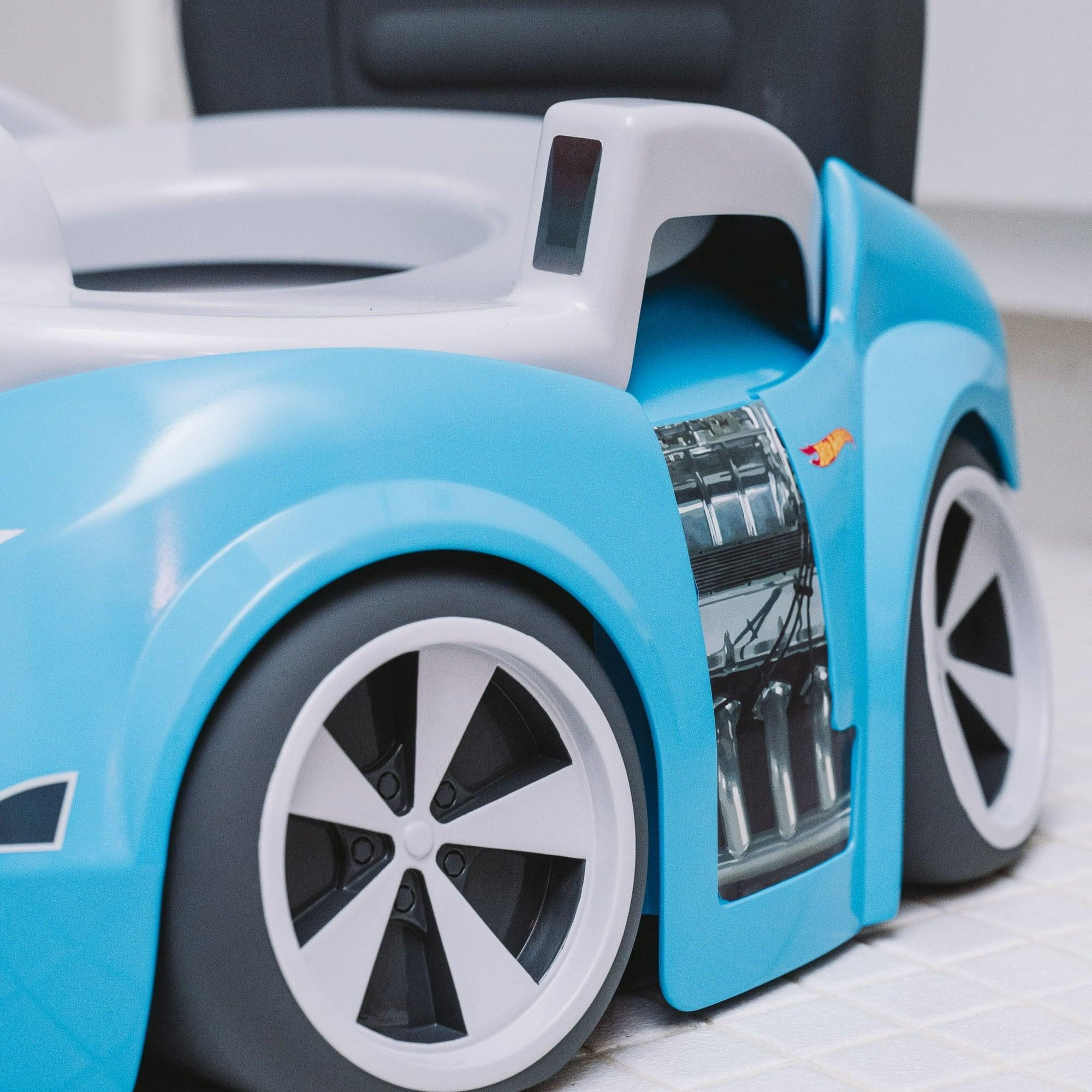 Hot Wheels Blue Race Car Potty Training Toilet, Detachable Seat, Toddlers 12+ Months - ClubOn