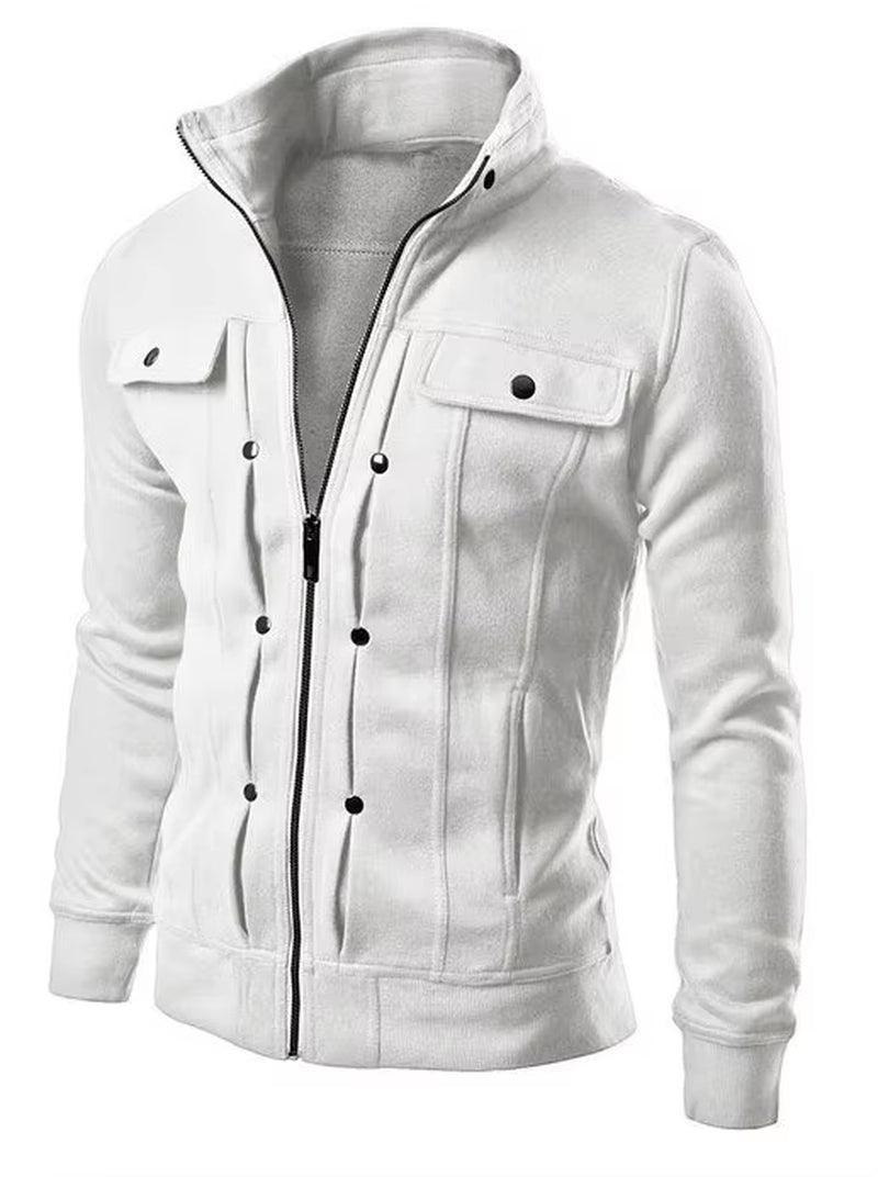 Men's Fleece Hoodie Cardigan - Hooded Pullover Sweatshirt Jacket - ClubOn
