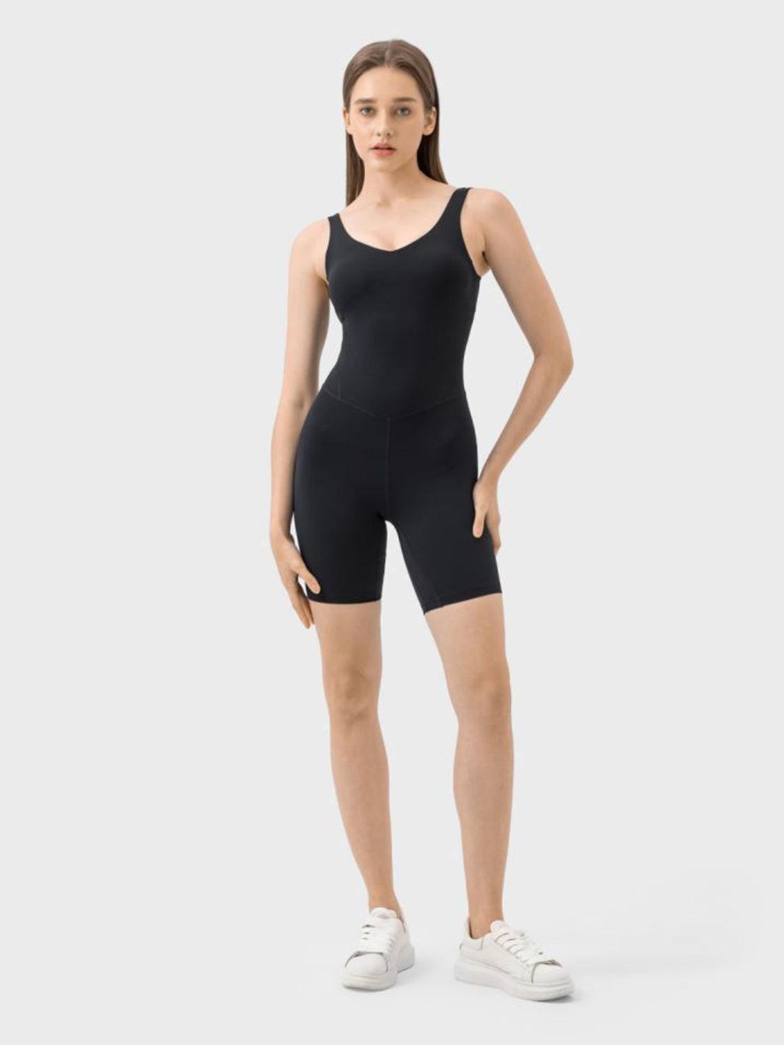 Millennia Wide Strap Active Romper - ClubOn