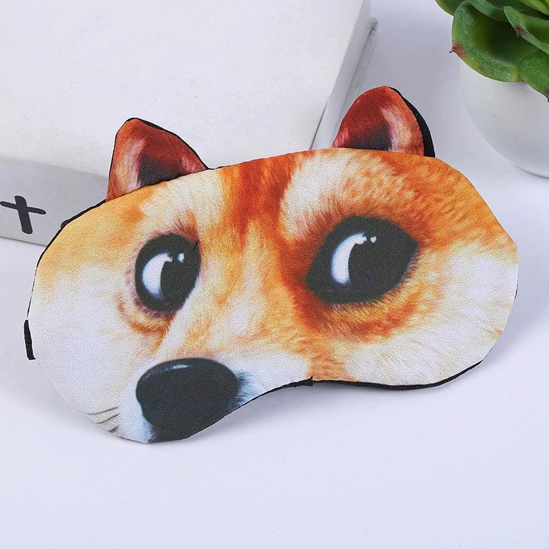 Cartoon Animal Cold and Hot Compress Eye Mask for Sleep Shading - ClubOn