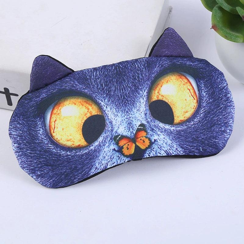 Cartoon Animal Cold and Hot Compress Eye Mask for Sleep Shading - ClubOn