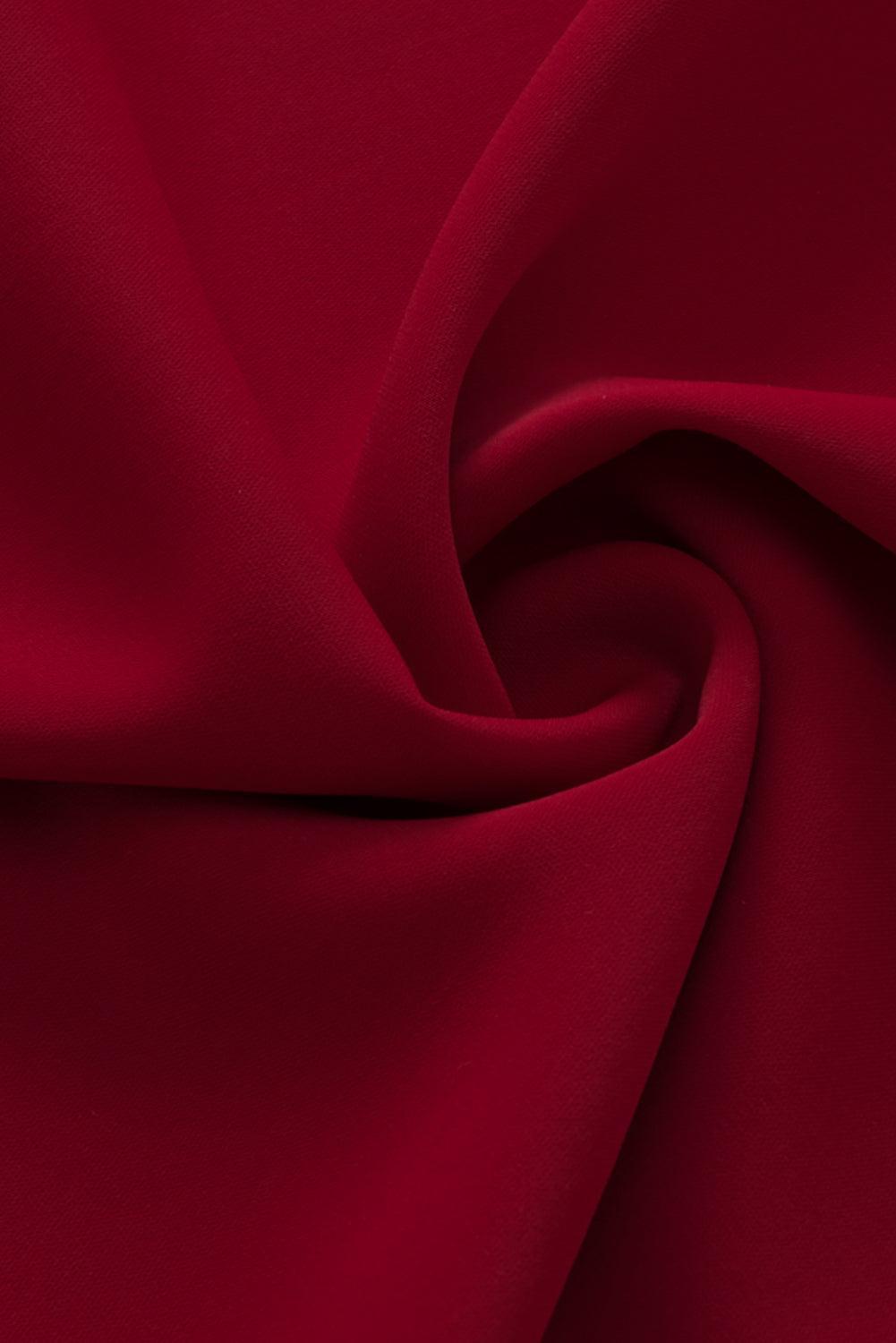 Plus Size Round Neck Short Sleeve Blouse - ClubOn