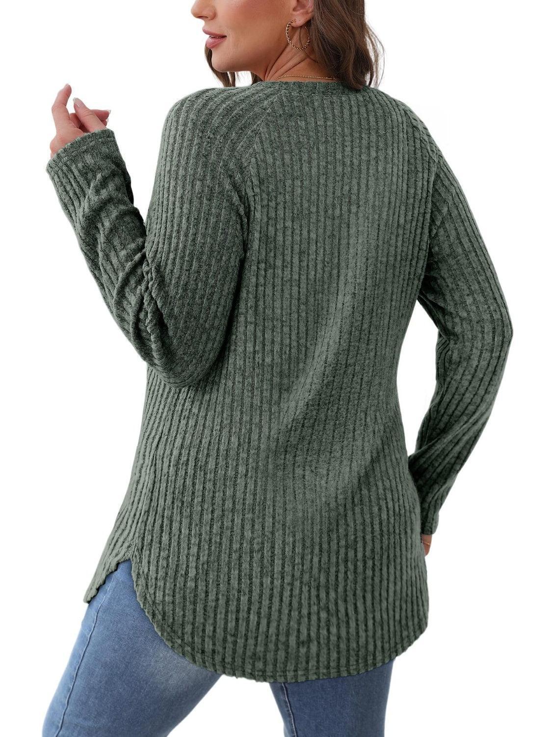 Round Neck Raglan Sleeve T-Shirt - ClubOn