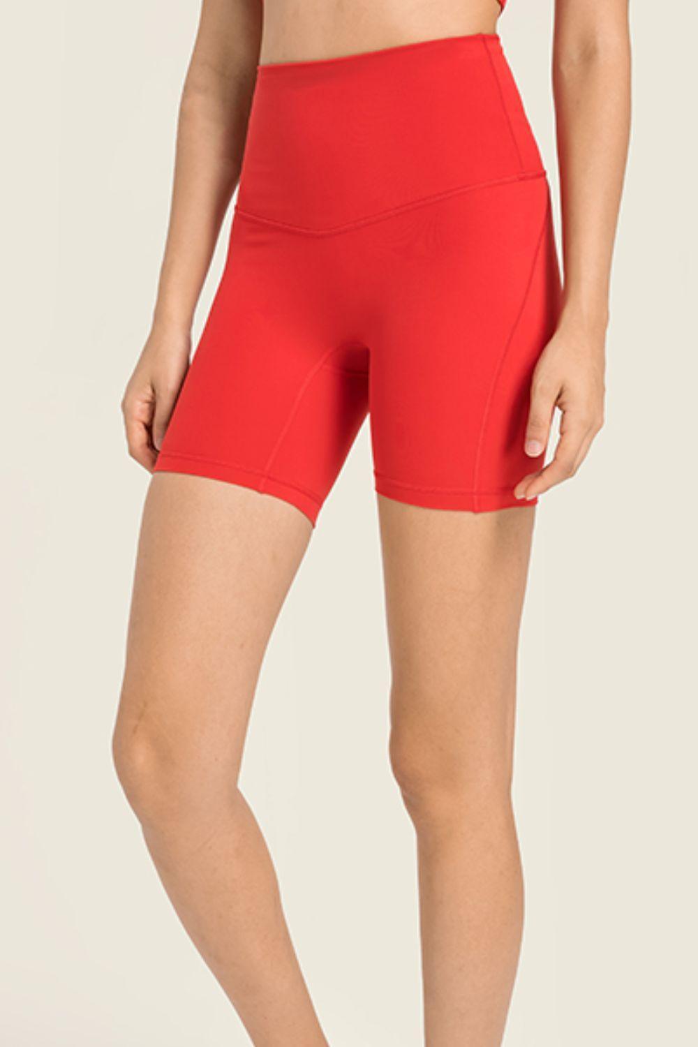 Millennia Seamless High-Rise Wide Waistband Biker Shorts - ClubOn