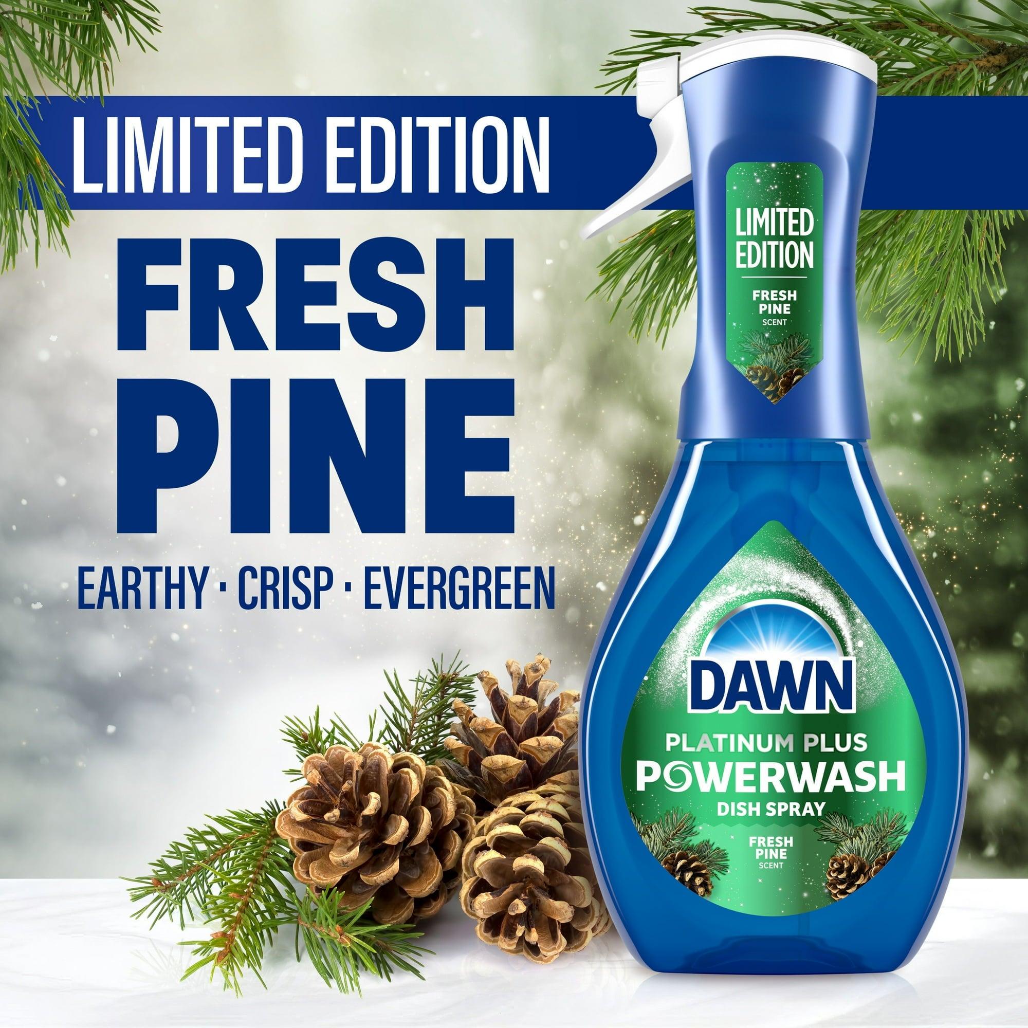 Dawn Powerwash Spray Dish Soap, Fresh Pine Christmas Tree Scent, 16 Fl Oz Starter Kit - ClubOn