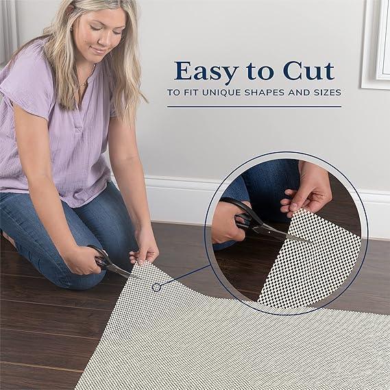 Veken Rug Gripper Pad for Hardwood Floors, Non-Slip, 2x3 Area Rug Pads for Tile Floor - ClubOn
