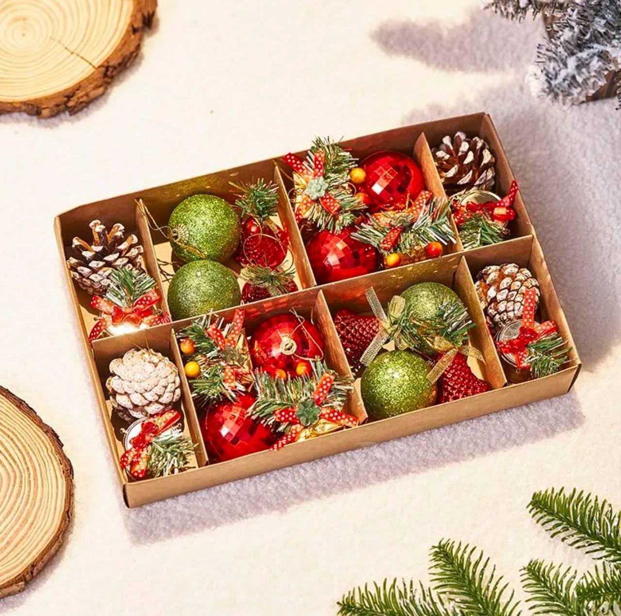 Christmas Decoration Balls Set – Tree Pendants & Ornaments - ClubOn