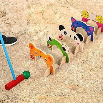 Kids’ Croquet Game - Lawn Gateball Interactive Toy Set - ClubOn