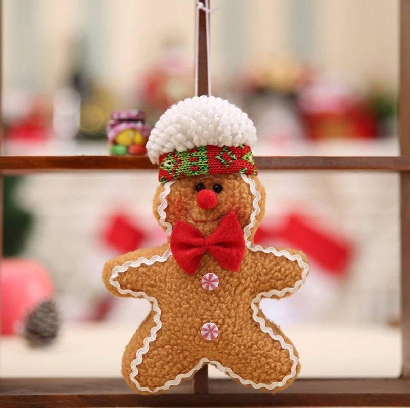 Christmas Tree Gingerbread Man Pendant – Holiday Decorations for Home & Tree - ClubOn