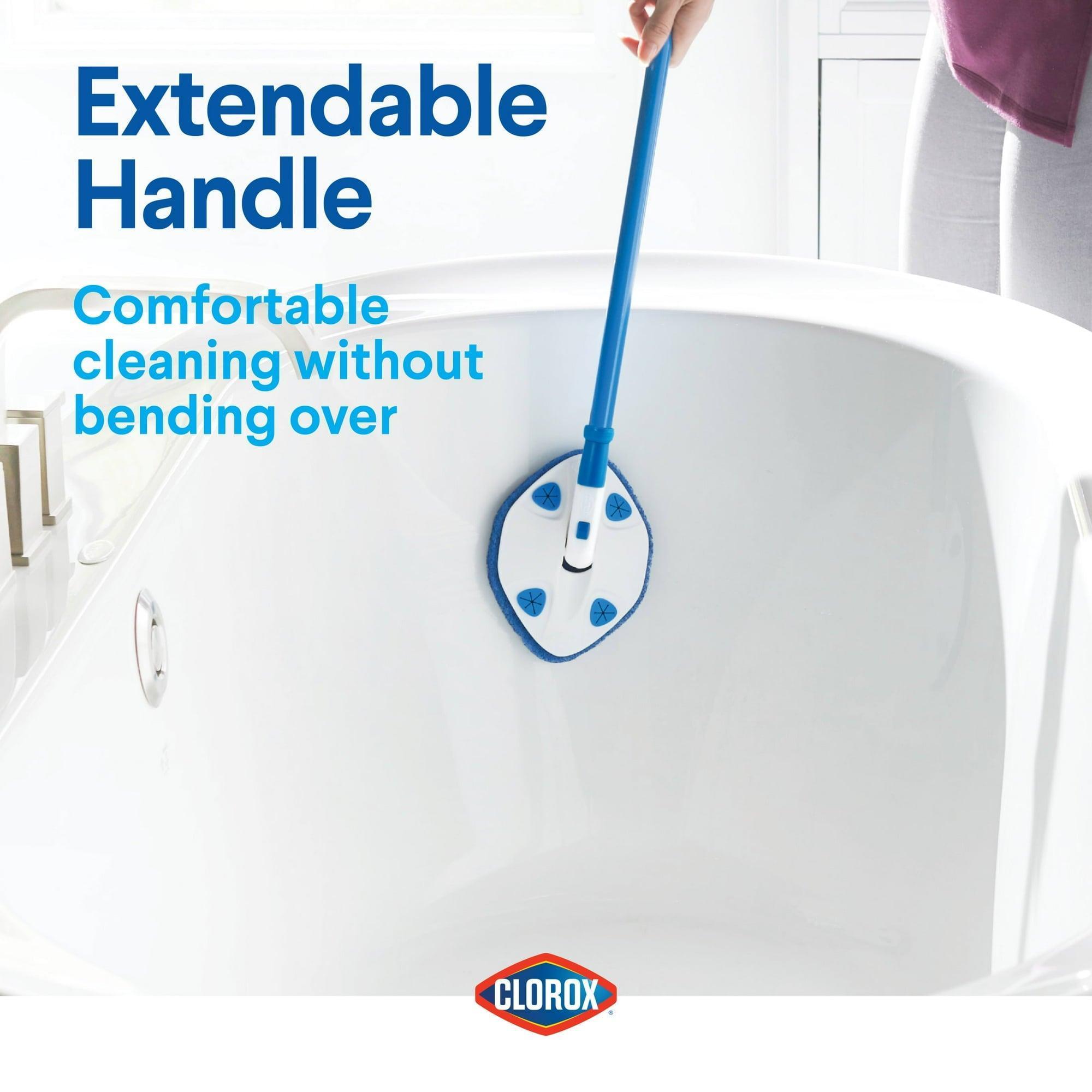Clorox Tub & Tile Scrubber - Extendable with Triangular Head - ClubOn