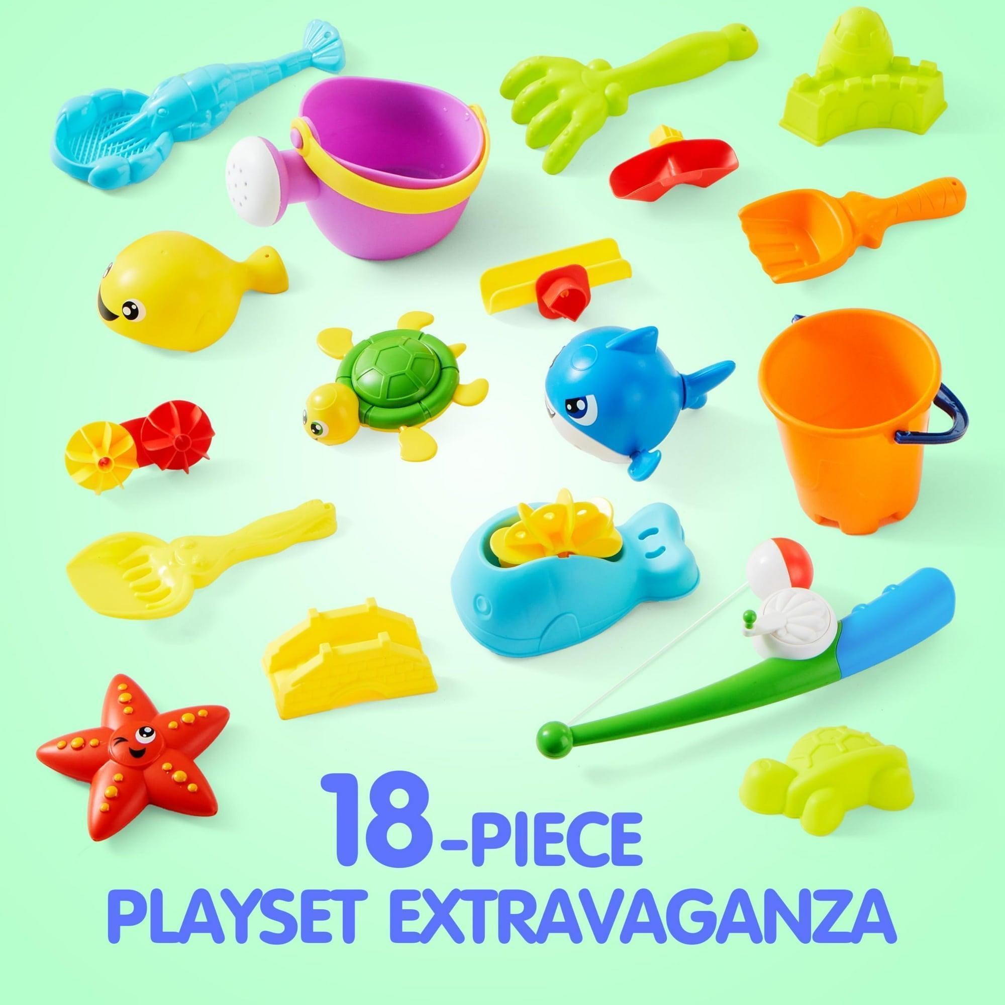 SYNCFUN Water Table for Toddlers – 3-Tier Sand & Water Play Table for Kids Ages 2-5 - ClubOn