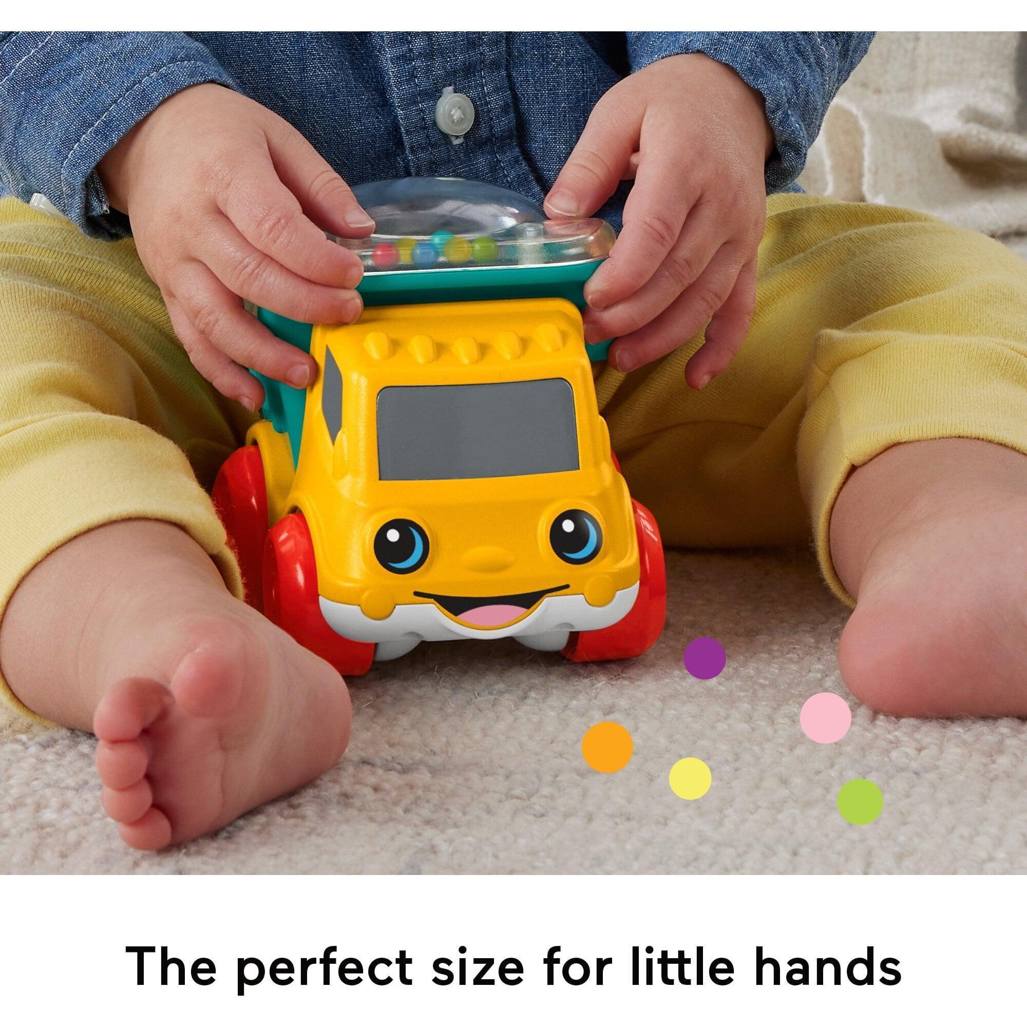 Fisher-Price Poppity Pop Dump Truck Push-Along Toy – Ball Popper Vehicle for Infants - ClubOn