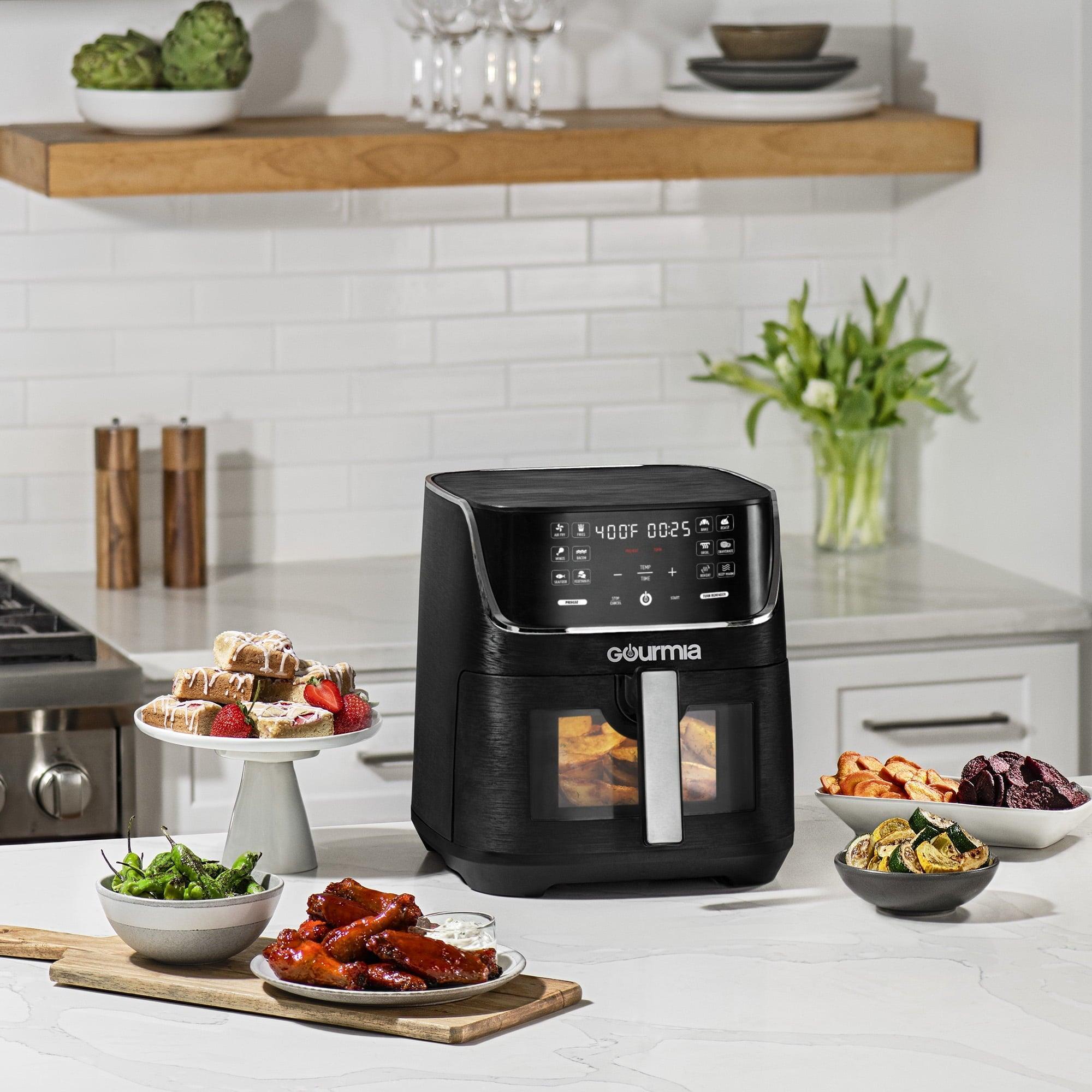 Gourmia 8 Qt Digital Window Air Fryer with 12 One-Touch Presets, GAF824 - ClubOn