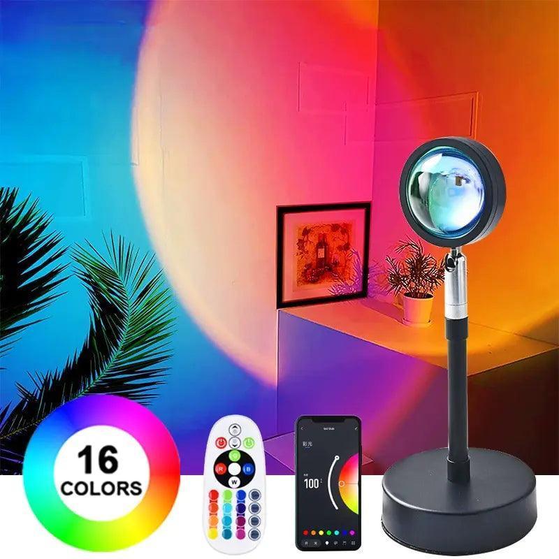 RGB Bluetooth Sunset Lamp Projector - ClubOn
