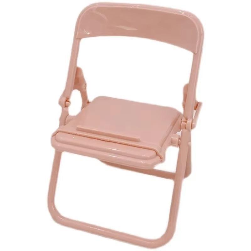Mini Chair Phone Stand - Creative Foldable Design for Desktop - ClubOn