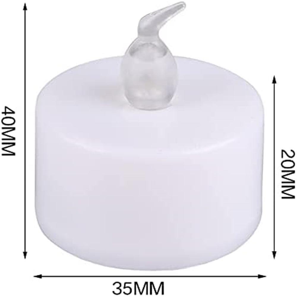 24PCS LED Flameless Candles – Realistic Flickering Battery Operated Tea Light Votives with Remote, Warm White, for Christmas, Weddings & Celebrations - ClubOn