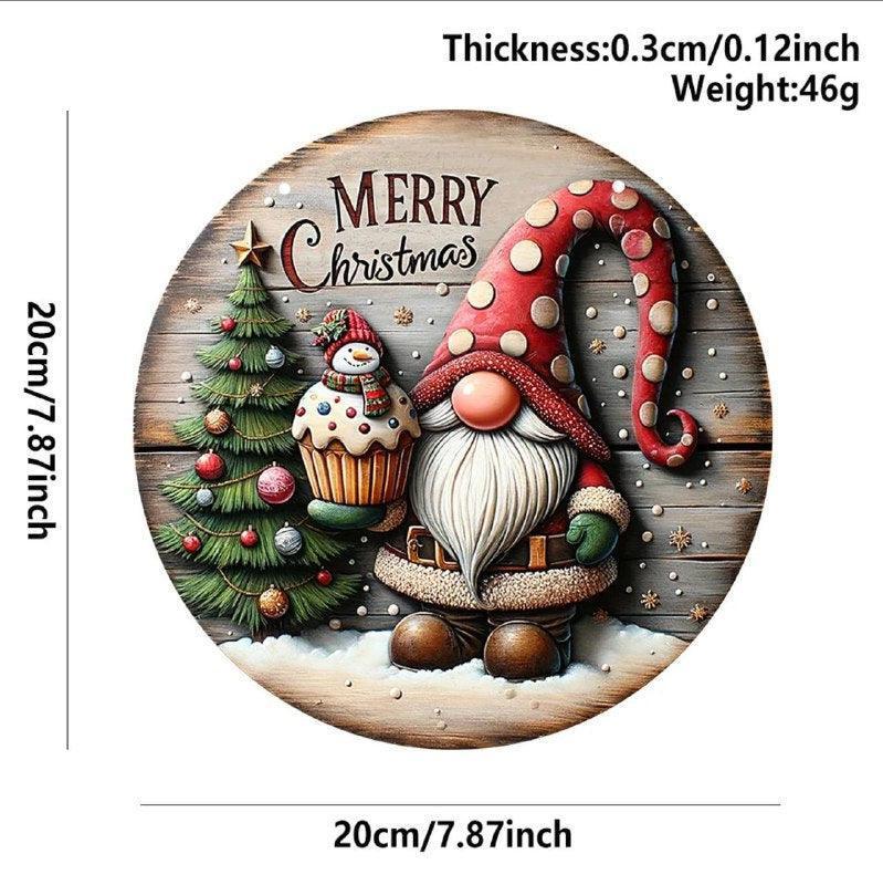 Merry Christmas Wooden Sign – 1pc Christmas Decorations - ClubOn