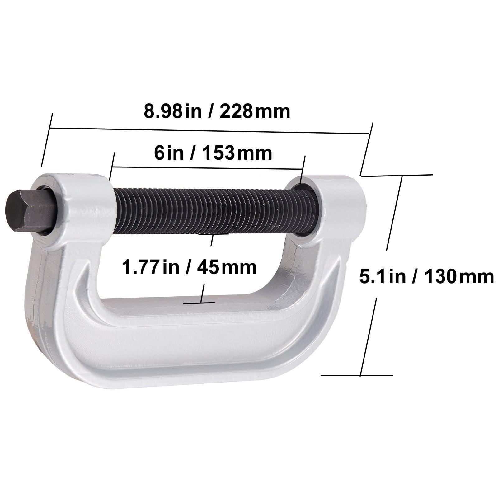 SKYSHALO Ball Joint Press Kit – 10-Piece C-Press Removal & Installation Tools for 2WD & 4WD Vehicles (Orange) - ClubOn