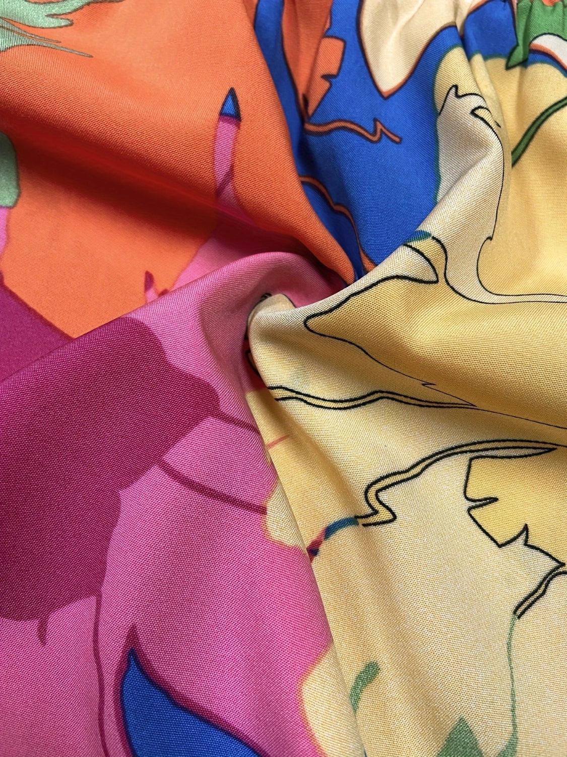 Tied Printed Mock Neck Sleeveless Dress - ClubOn