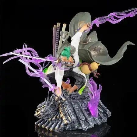 Roronoa Zoro Action Figure - GK Roof Kimono Anime Collectible - ClubOn