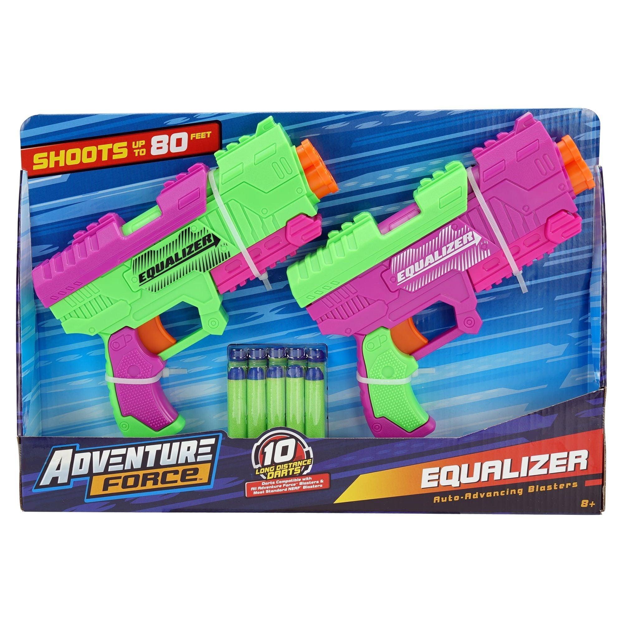 Adventure Force Equalizer Dart Blaster 2 Pack - Ages 8+ | Fun for Indoors & Outdoors - ClubOn