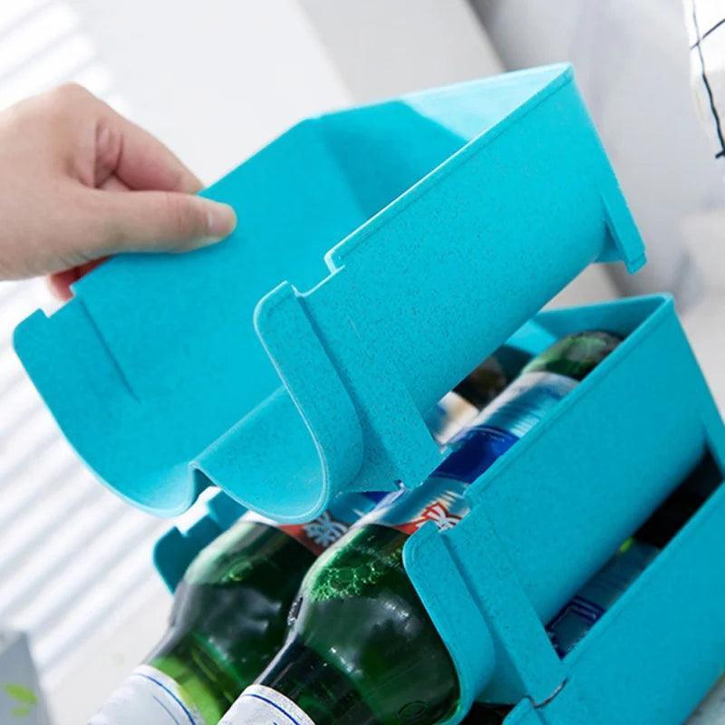 Stackable Storage Rack – Anti-Fall Glass Bottle Holder - ClubOn