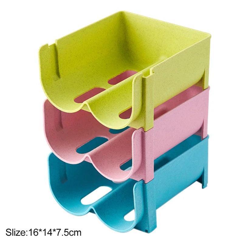 Stackable Storage Rack – Anti-Fall Glass Bottle Holder - ClubOn