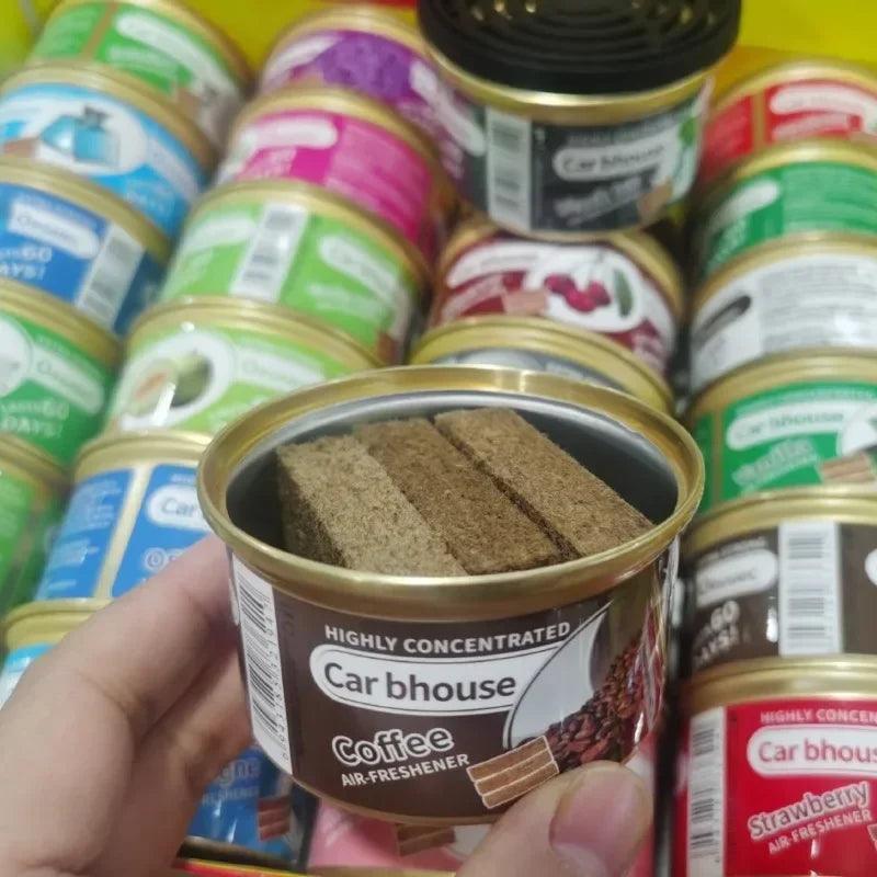 Canned Wood Blocks Coffee Flavor Car Aromatherapy - ClubOn