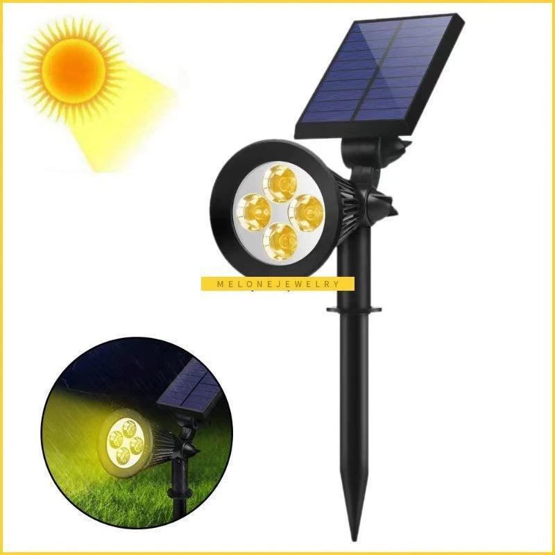 7/4 LED Solar Spotlight – Auto Color-Changing Outdoor Lighting - ClubOn