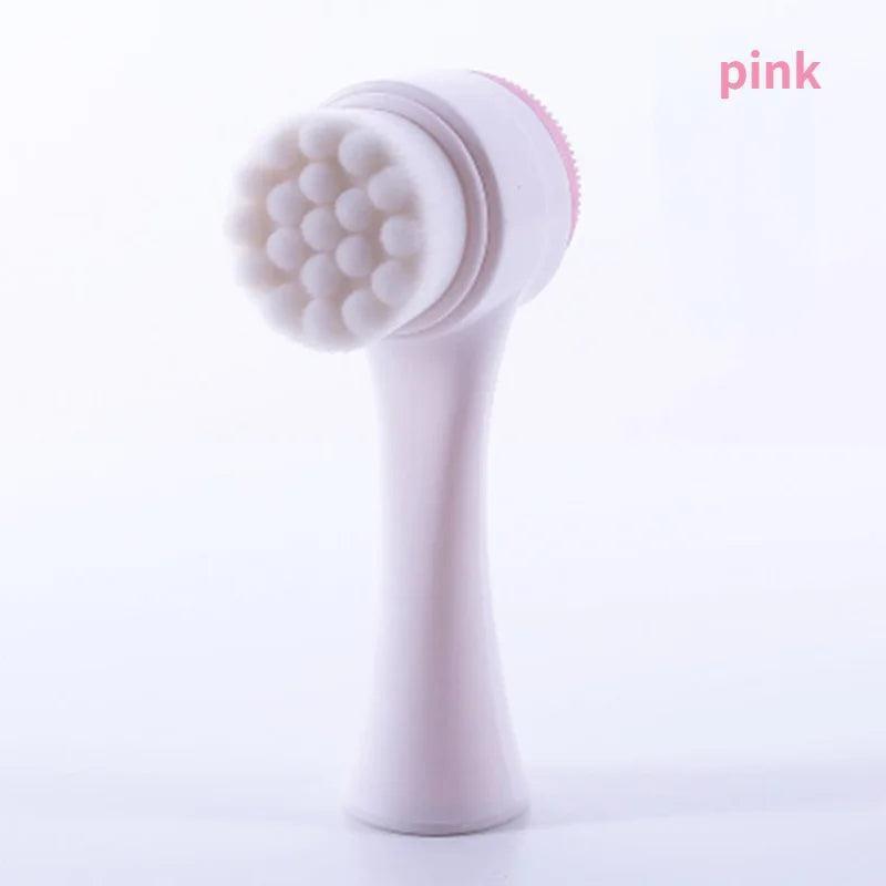 BXA Portable 3D Silicone Facial Cleanser & Massage Brush - ClubOn