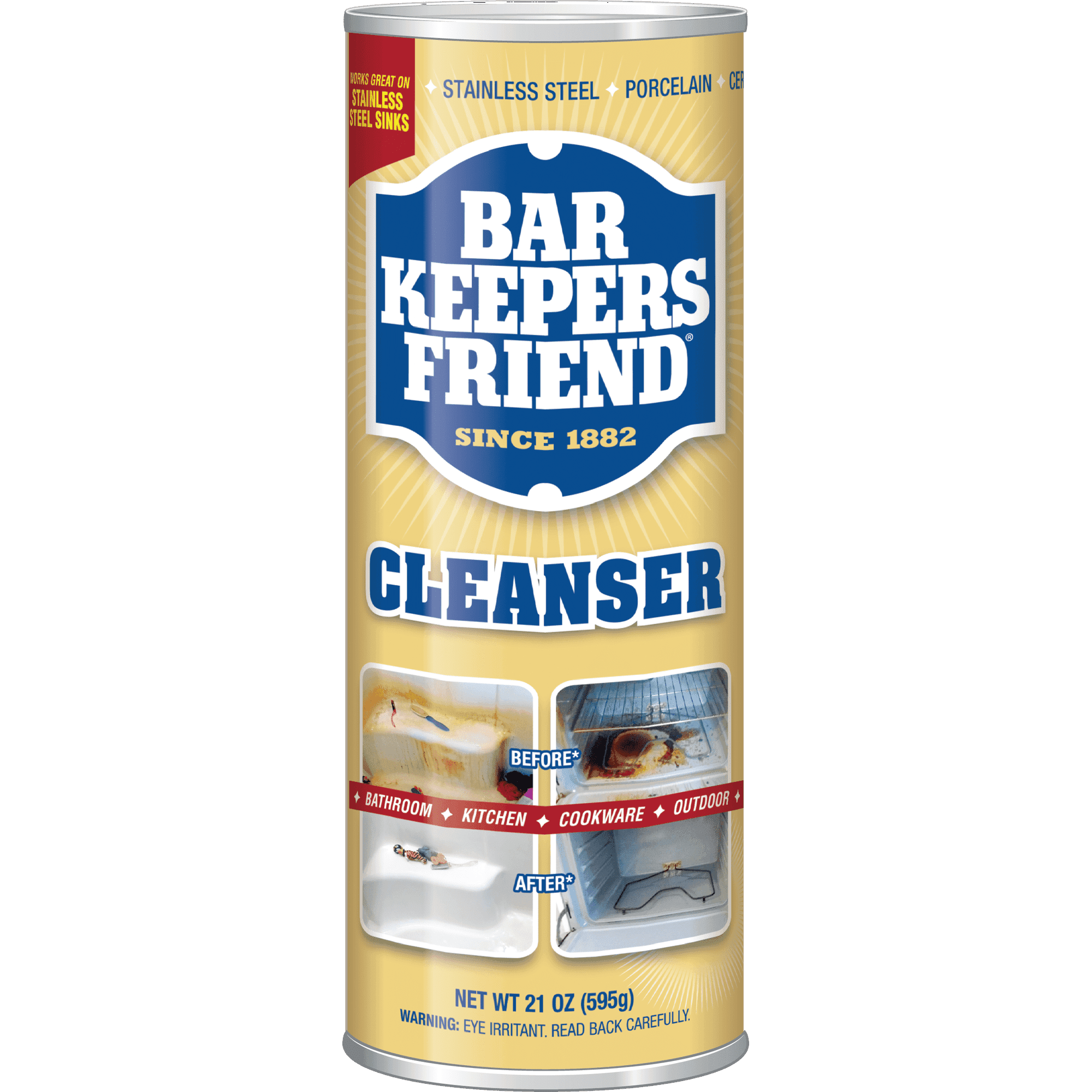 Bar Keepers Friend Cleanser Powder, 21oz - ClubOn