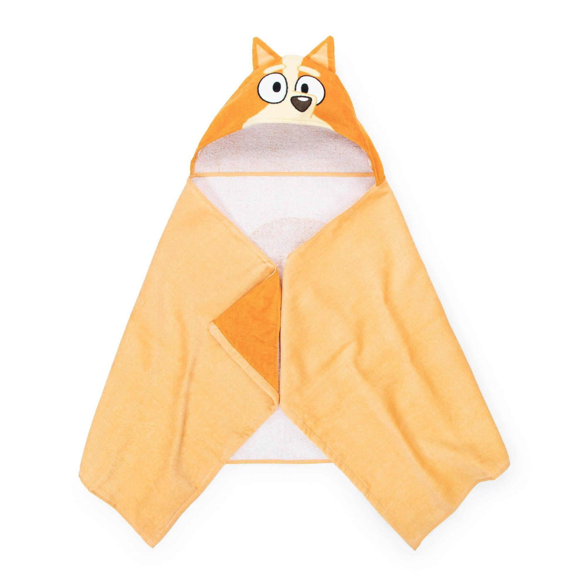 Bingo Kids Bath Hooded Towel Wrap, 51 x 22, Cotton, Blue – BBC - ClubOn
