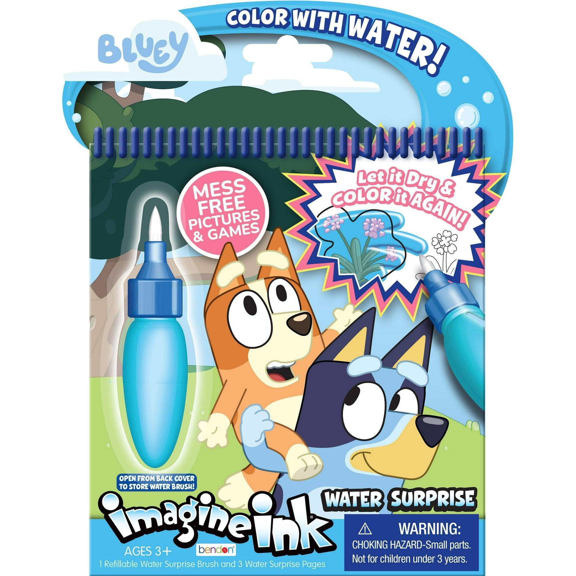 Bluey 3-Page Water Surprise Boards, Imagine Ink – Paperback by Bendon - ClubOn
