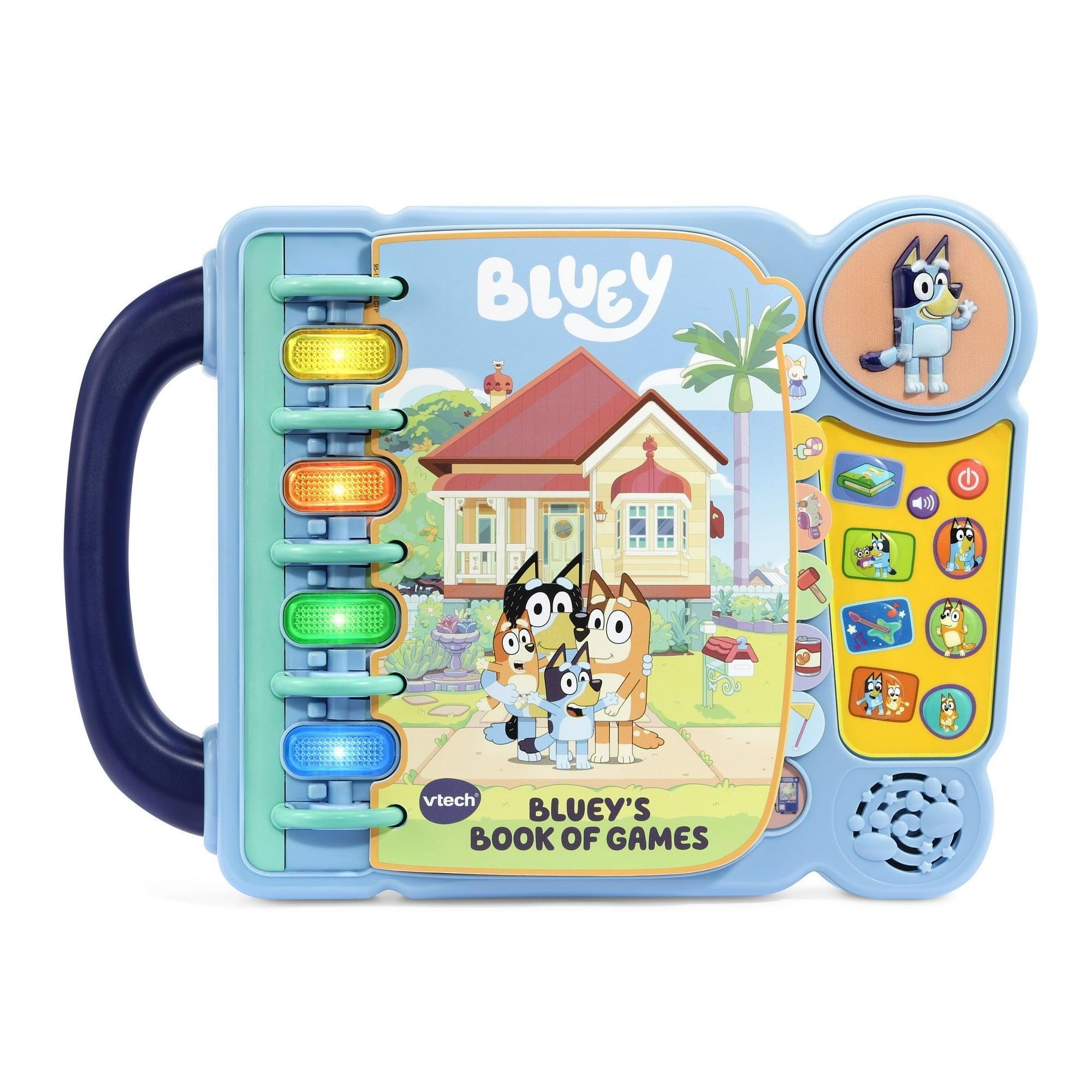 VTech Bluey Bluey's Book of Games, Alphabet Toys for Baby & Toddler Learning - ClubOn