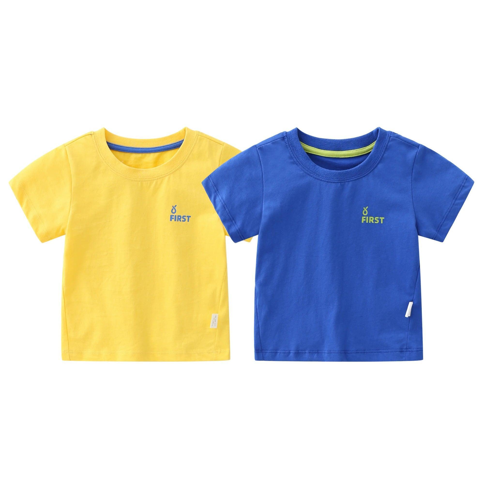 Pure Cotton Short Sleeve T-Shirt - Kids Summer Wear - ClubOn