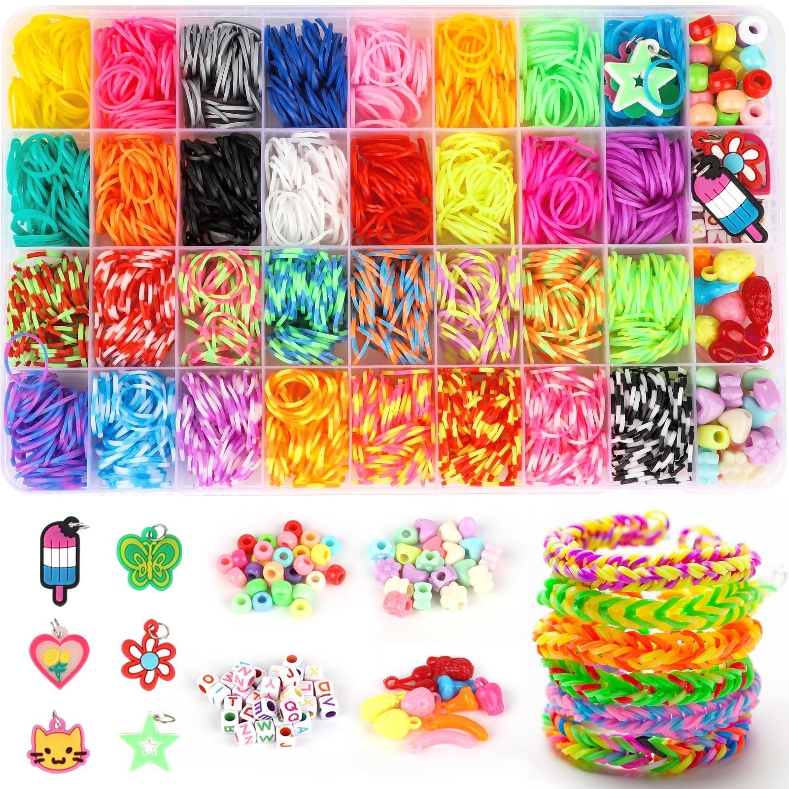 CandWuom Rubber Band Bracelet Making Kit, Loom Refill Set for Girls 8-12, Friendship Bracelet Craft Kit - ClubOn