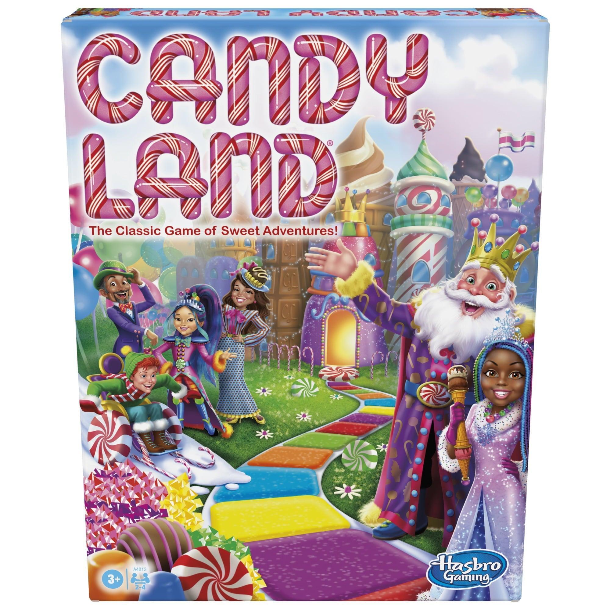 Candy Land Kids Board Game, Preschool Game for 2-4 Players, Ages 3+, Christmas Gift Idea - ClubOn