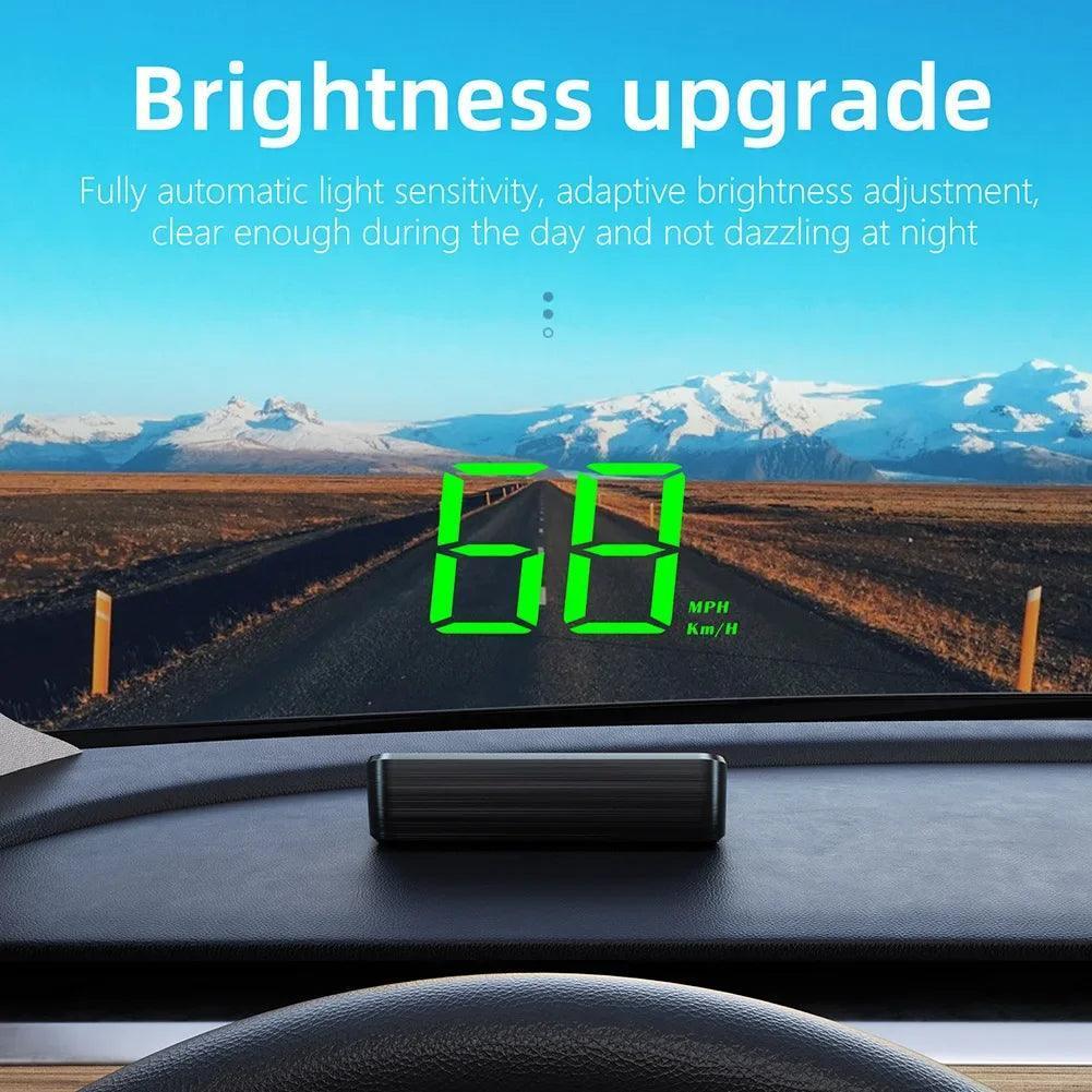 Car Head-Up HD Display GPS Speedometer - Digital HUD Projector - ClubOn
