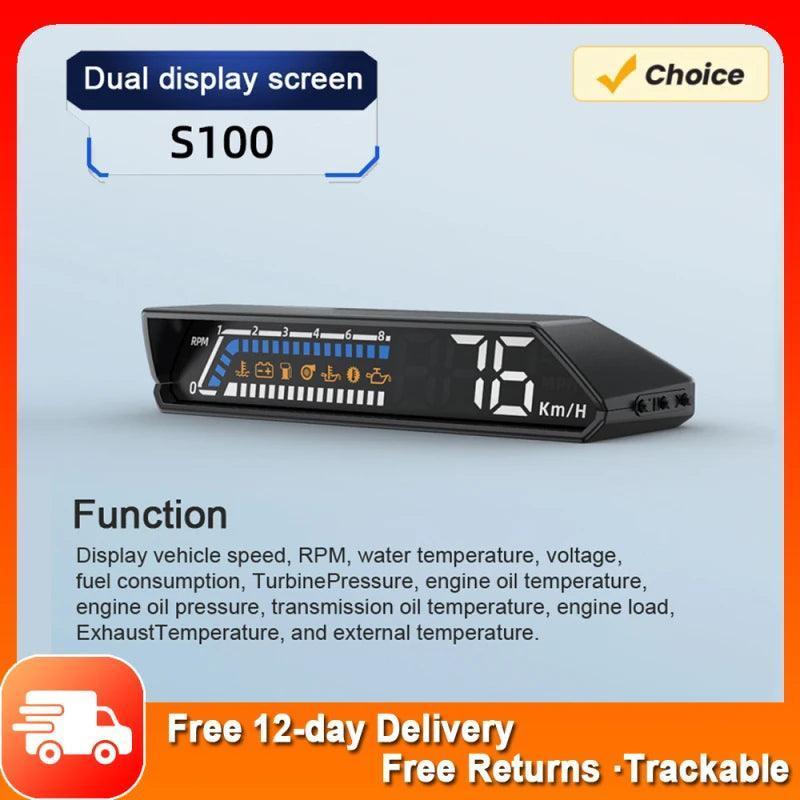 Multifunctional Car Speedometer Digital Display - Head-Up Display - ClubOn