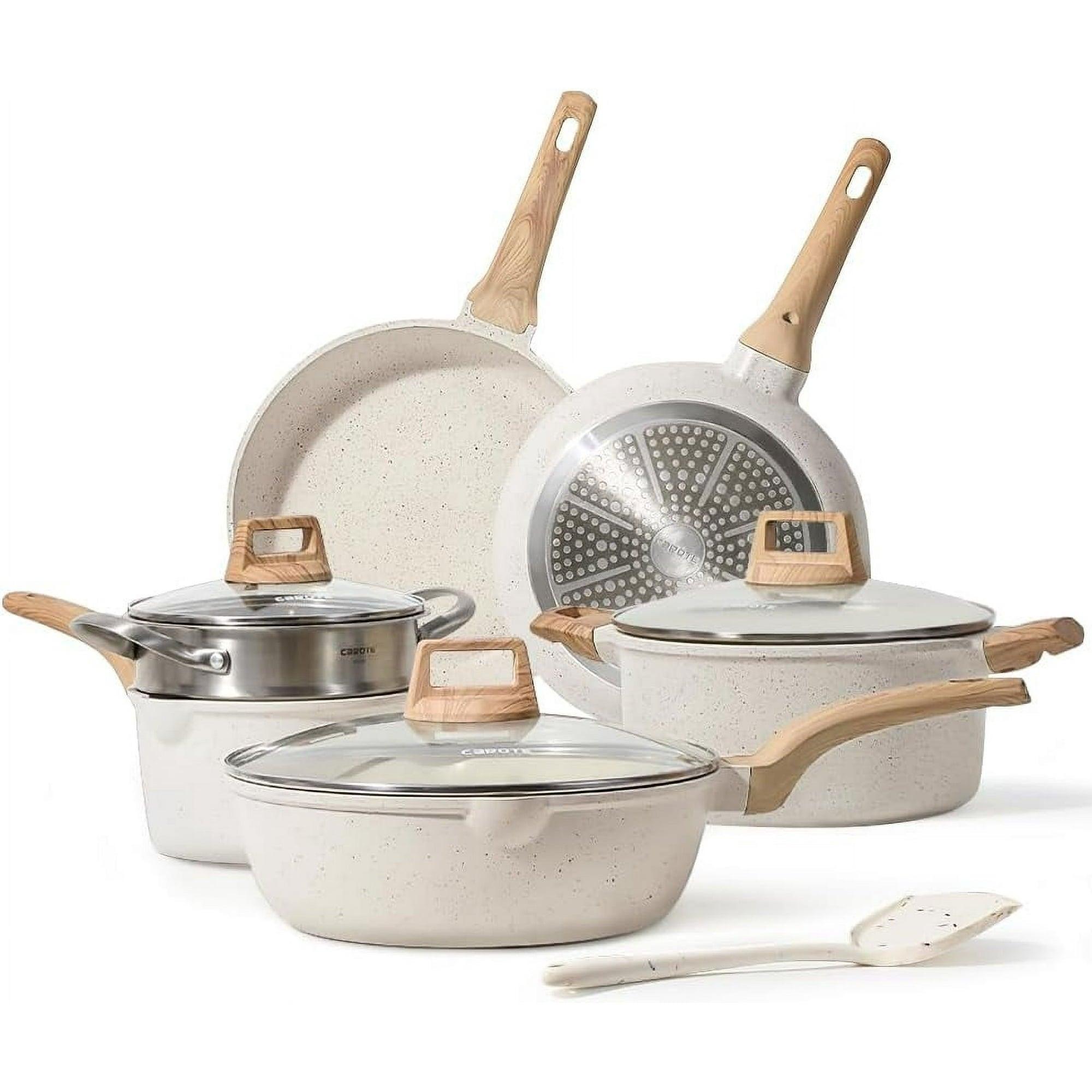 Carote 17-Piece Nonstick Pots and Pans Set - Granite Cookware - ClubOn