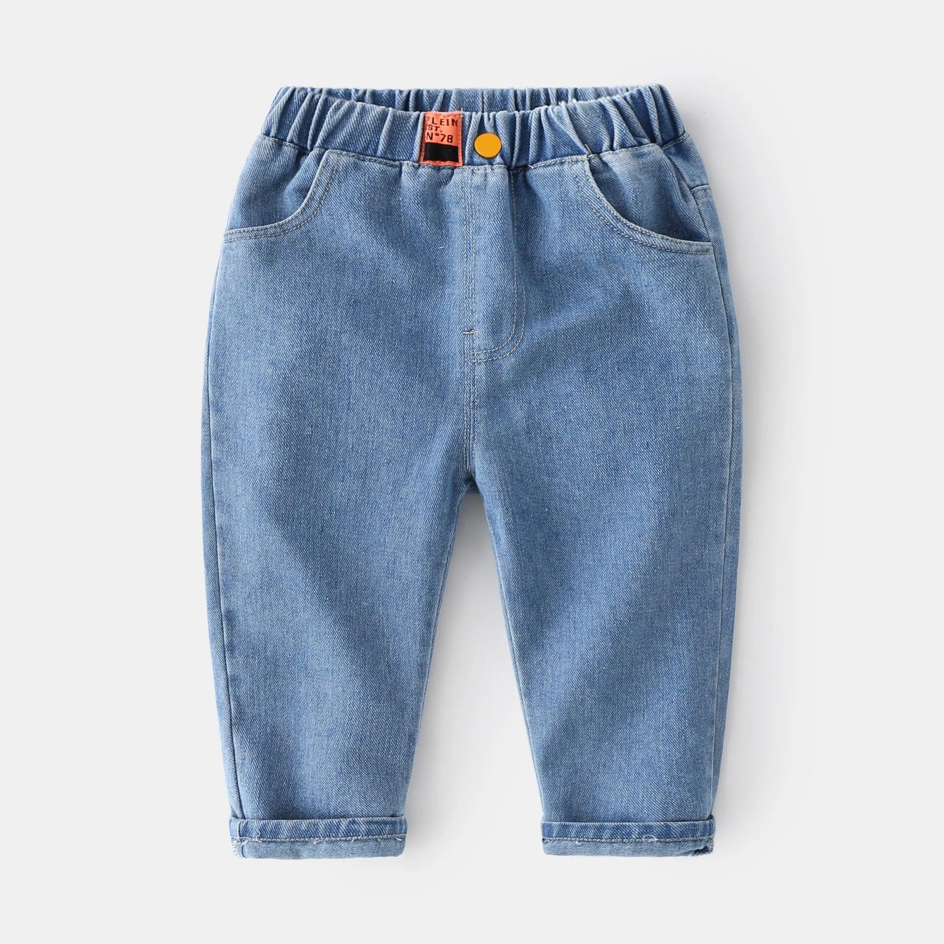 Casual Soft Kids Denim Pants - Autumn Boys' Jeans - ClubOn