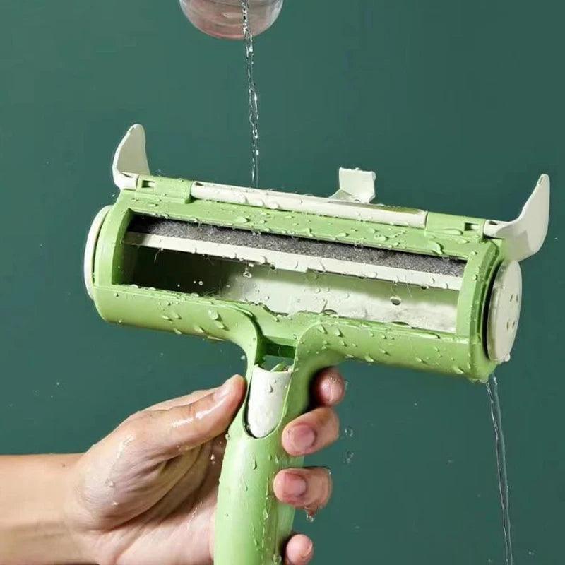 Large Cat Hair Removal Brush | Portable Self-Cleaning Fluff Roller - ClubOn