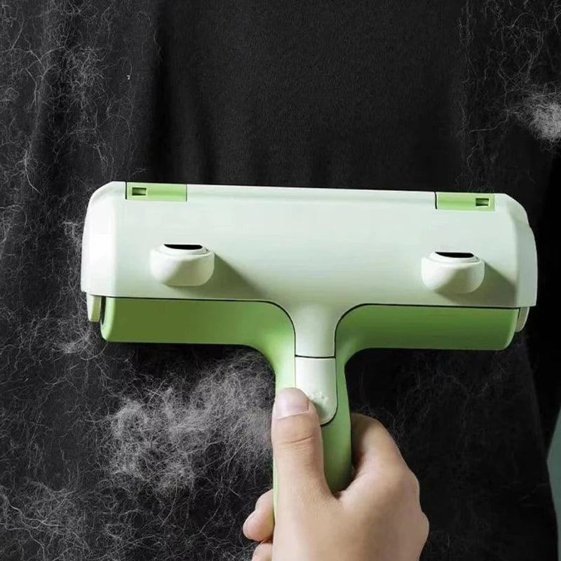 Large Cat Hair Removal Brush | Portable Self-Cleaning Fluff Roller - ClubOn
