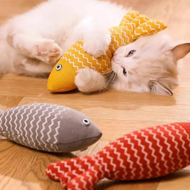 Soft Linen Catnip Toys for Interactive Play - ClubOn