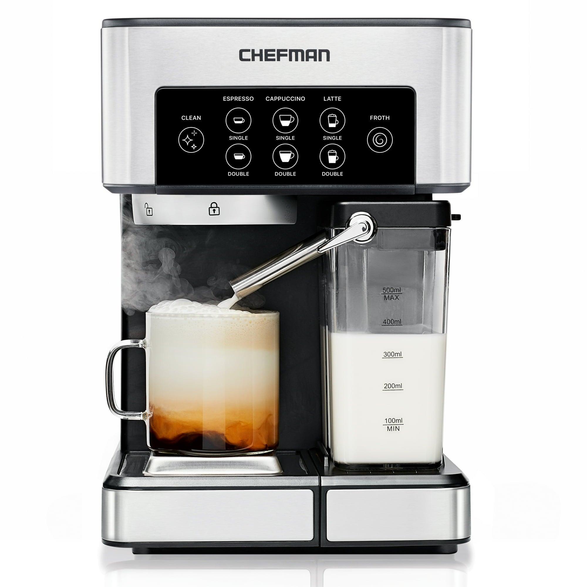 Chefman 1.8L Barista Pro Espresso Machine – Stainless Steel - ClubOn