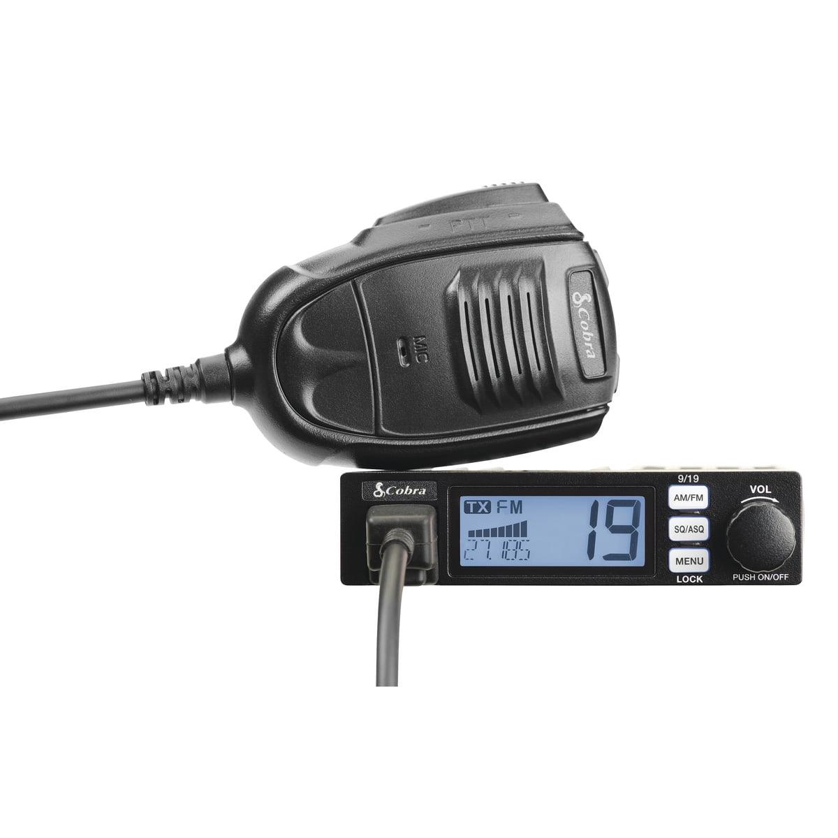 Cobra 19 ULTRA 6 AM/FM Recreational CB Radio, 40 Channels, Ultra-Compact - ClubOn