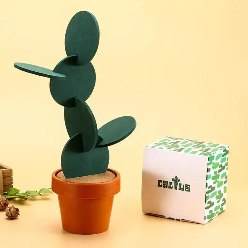 Creative Cactus Non-Slip Coaster - Insulated Cup Holder - ClubOn
