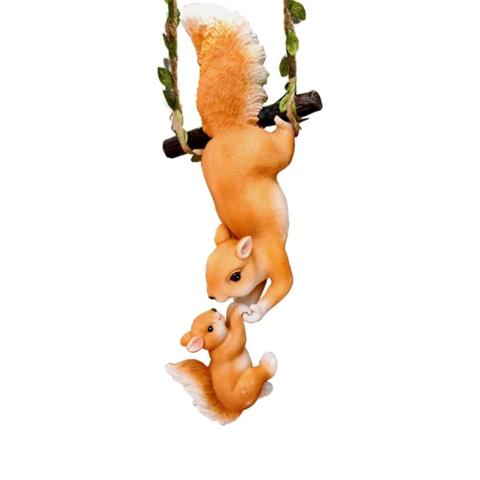 Creative Resin Squirrel Figurine - Garden & Desktop Decor - ClubOn